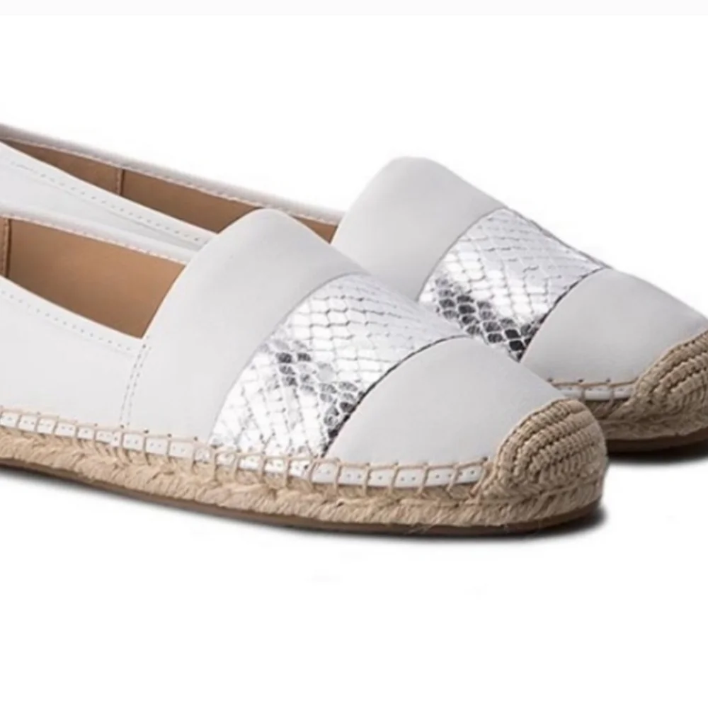 Michael Kors Women's white Espadrille